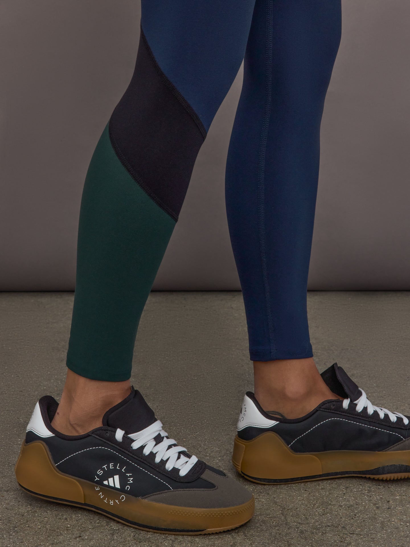 Colorblock Legging in Melt - Navy/Black/Forest - Image 6