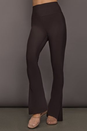 Split Bootcut Legging in Melt - Chocolate Torte