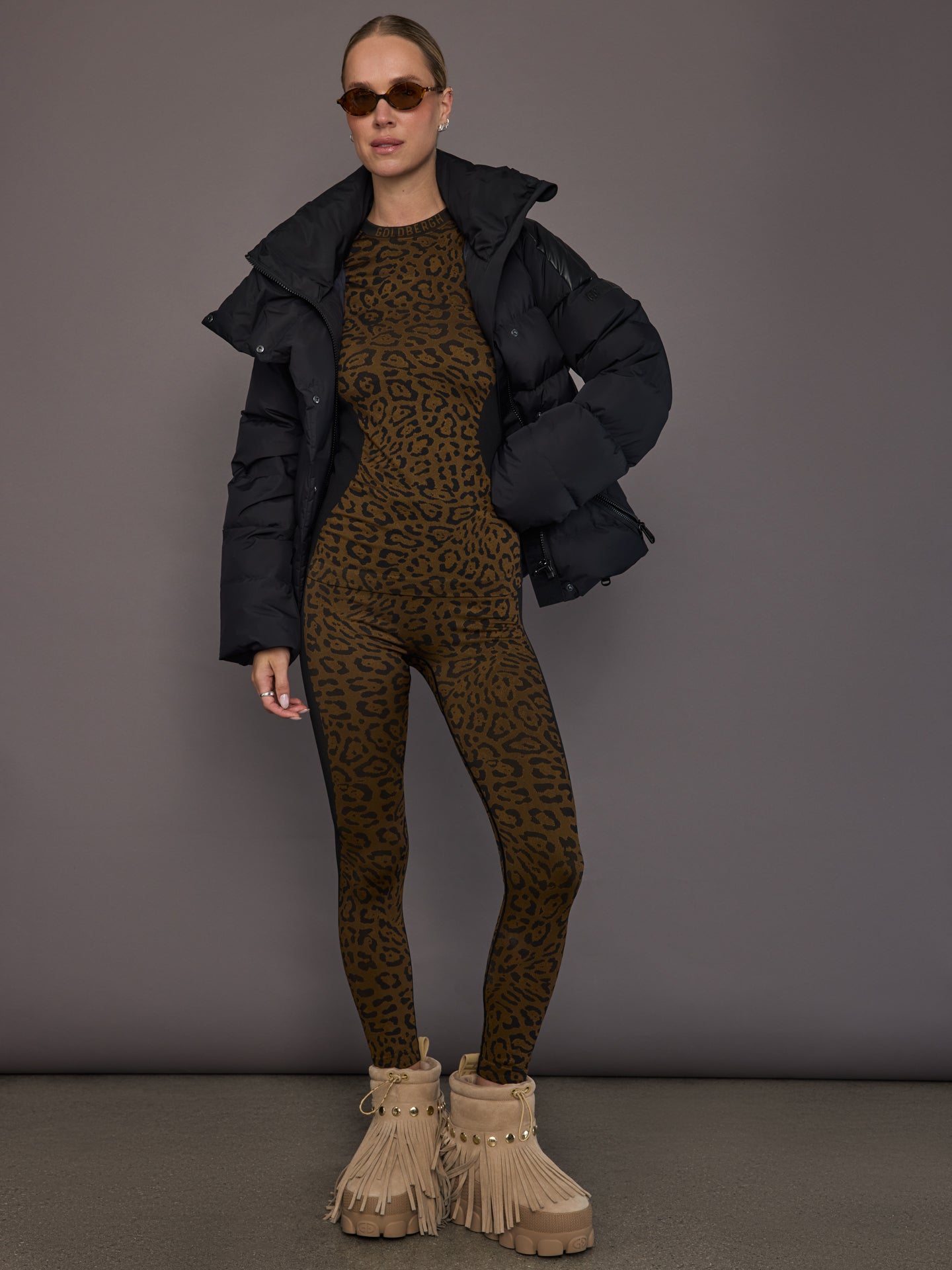 Celeste Baselayer Pant - Leopard - Image 2