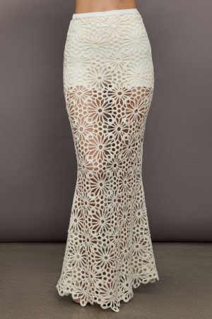 Obie Long Skirt - Cream